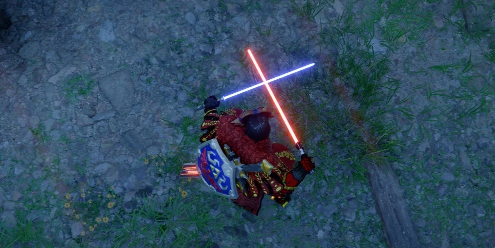 Lightsabers (Star Wars Weapon Replacer)