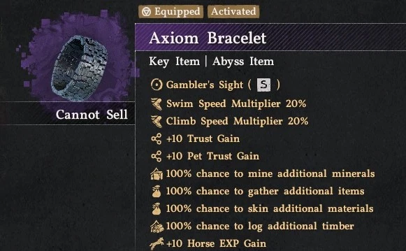 Cheat Axiom Bracelet and Mask Combo